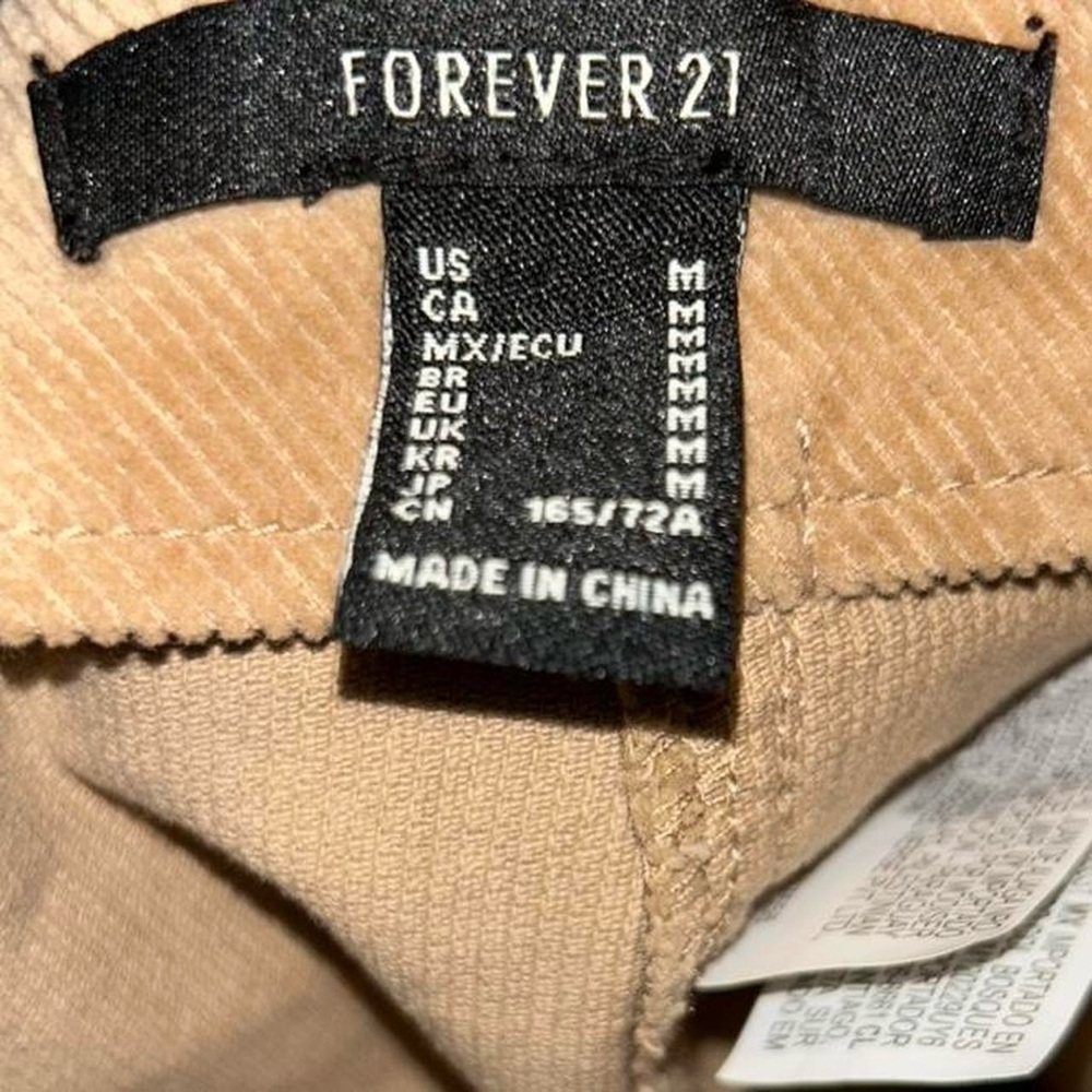 🤎 Y2K BABY CORDUROY MINI SKIRT 🤎 Forever 21 🤎  NEW WITH TAGS - Picture 5 of 5